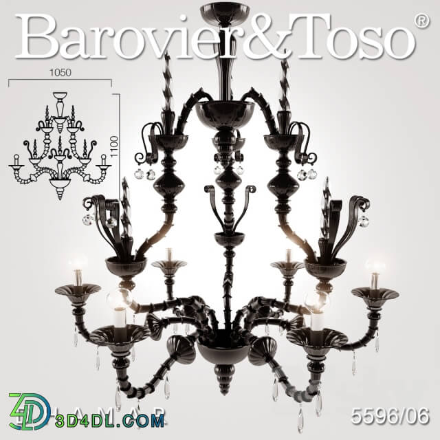 Ceiling light - Barovier_Toso - Dhamar 5596_06