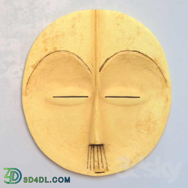 Other decorative objects - Kwele mask