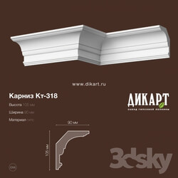 Decorative plaster - KT-318.105Hx90mm 