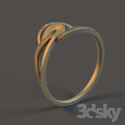 Other decorative objects - Ring with diamonds 