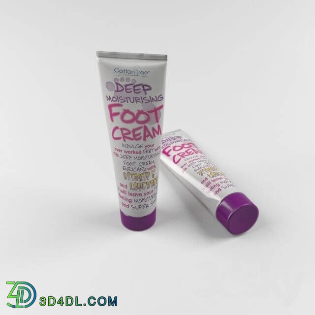 Bathroom accessories - Foot cream