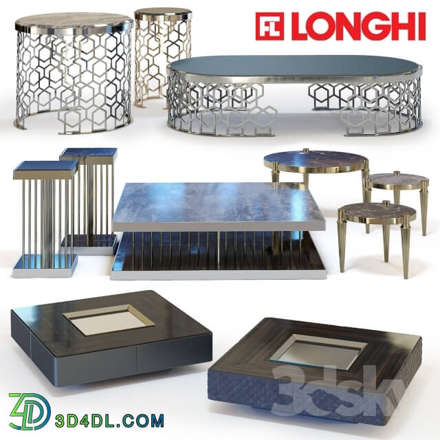 Table - FRATELLI LONGHI Coffee Tables Set 02