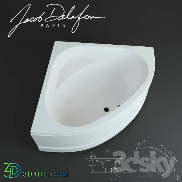 Bathtub - Jacob Delafon Buthtab Domo