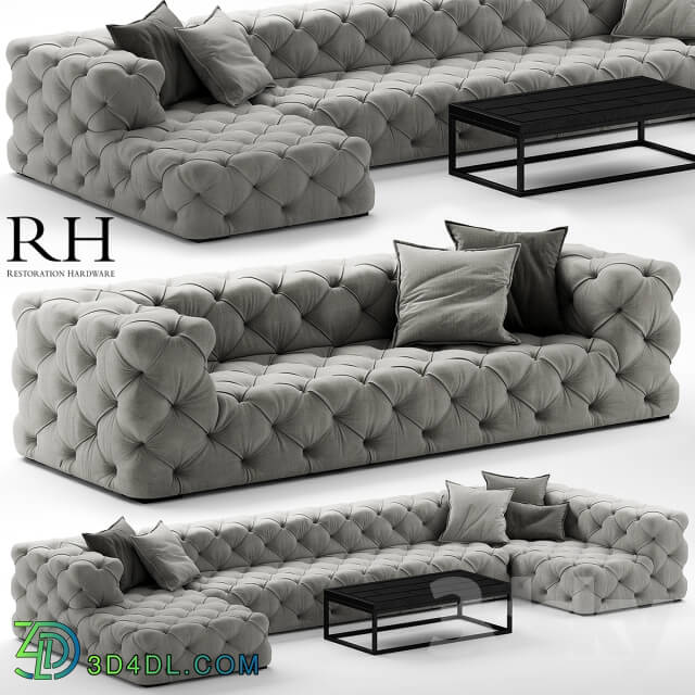 Sofa - Sofa rh soho tufted