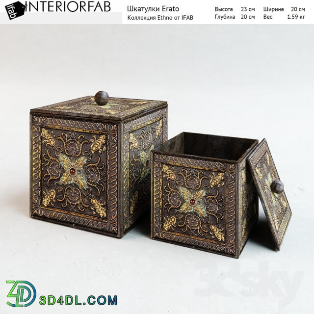 Other decorative objects - Boxes Collection Ethno Erato from IFAB