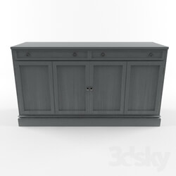 Sideboard _ Chest of drawer - Cameo_Grey_Modular_Media_Console 