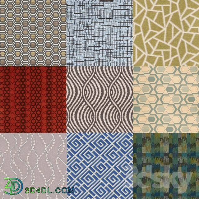 Fabric - Textile factory Stroheim_Geometric Abstract vol 4