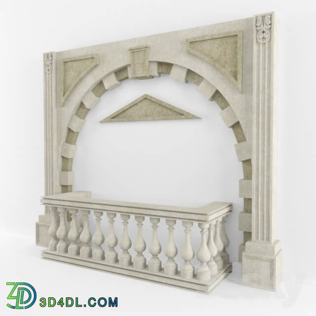 Other architectural elements - Classic Balcony
