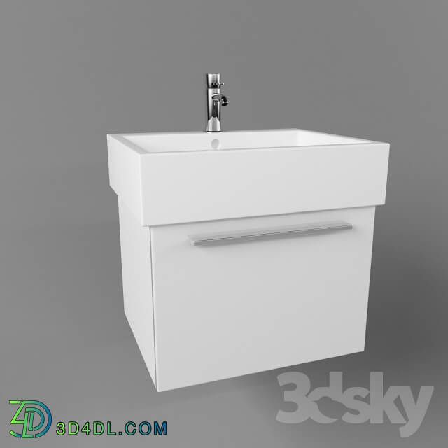 Wash basin - DUMMETTE SUSPENSION DURAVIT XL6044