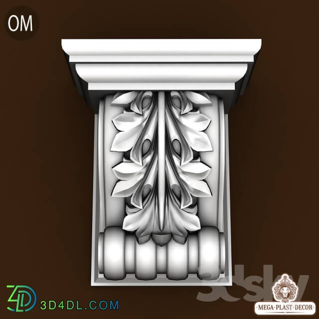 Decorative plaster - Om. Mega plast decor Bracket