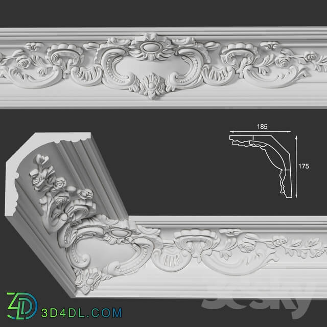 Decorative plaster - PETERGOF K151