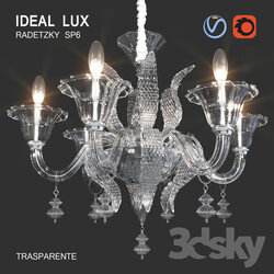 Ceiling light - Ideal Lux RADETZKY SP6 