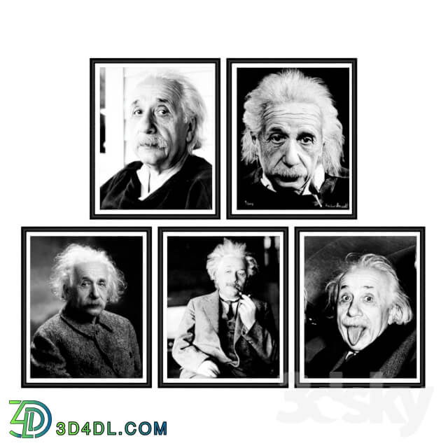 Frame - Posters with Albert Einstein.