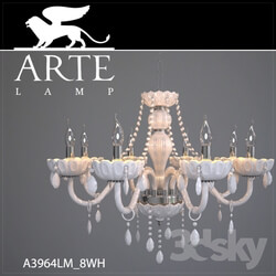 Ceiling light - Chandelier ArteLamp A3964LM-8WH 