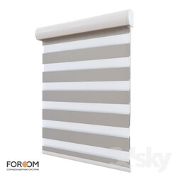 Curtain - Rolling shutters GRANDE BOX DUO for covering the whole window 