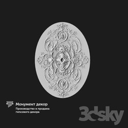 Decorative plaster - OM Mortise socket PBT 05 