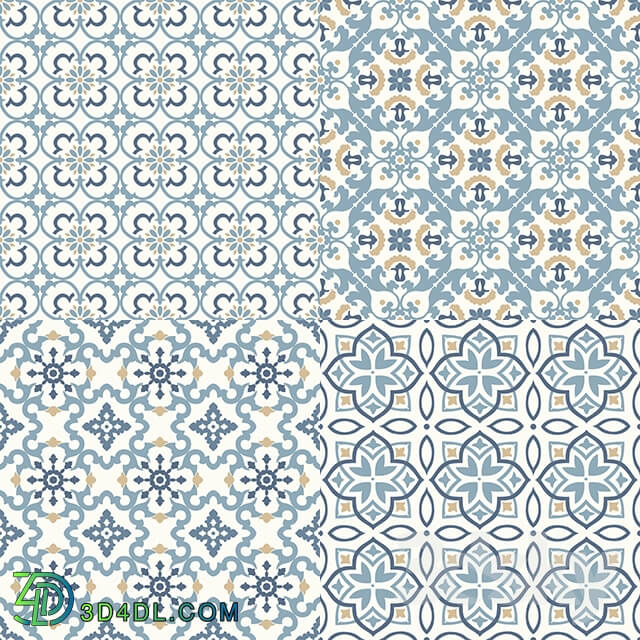 Miscellaneous - Arabic Ornamental Seamless Patterns