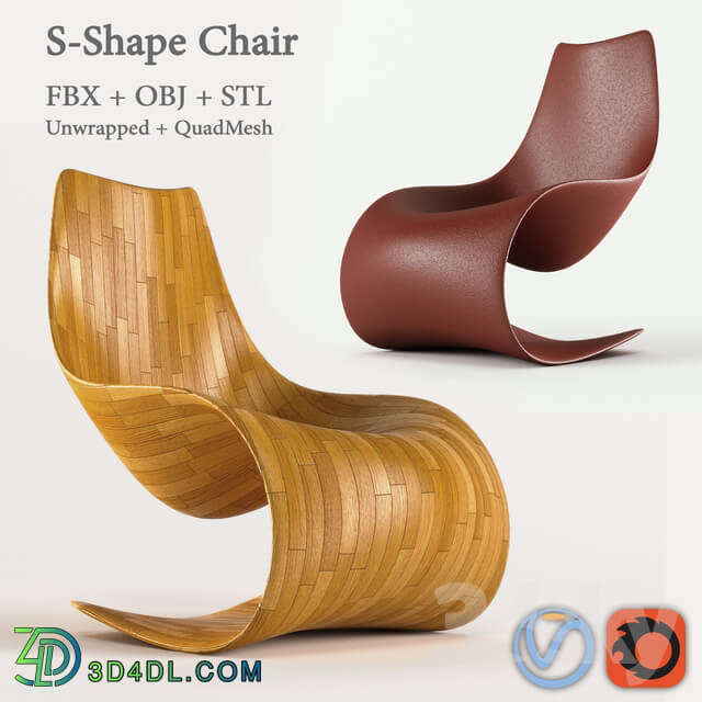 Chair - S - Shape Chair