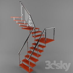 Staircase - U-shaped stairs 