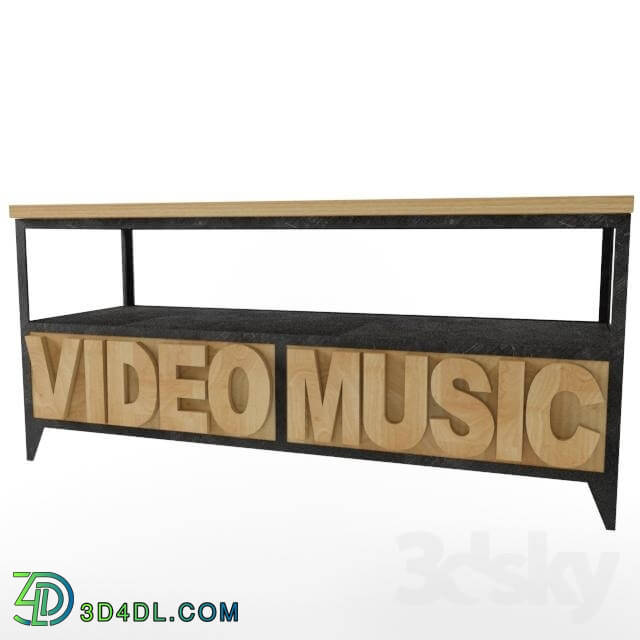 Sideboard _ Chest of drawer - VIDEO _amp_ MUSIC TV cabinet Loft Art