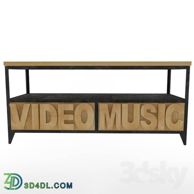 Sideboard _ Chest of drawer - VIDEO _amp_ MUSIC TV cabinet Loft Art