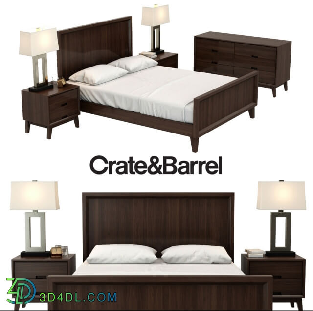 Bed - Crate _amp_ Barrel _ STEPPE COLLECTION