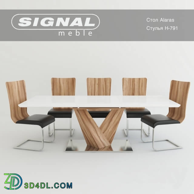 Table _ Chair - Table Alaras Chairs H-791 Factory Signal