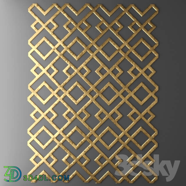 Other decorative objects - Decor for wall. Panel. 3D