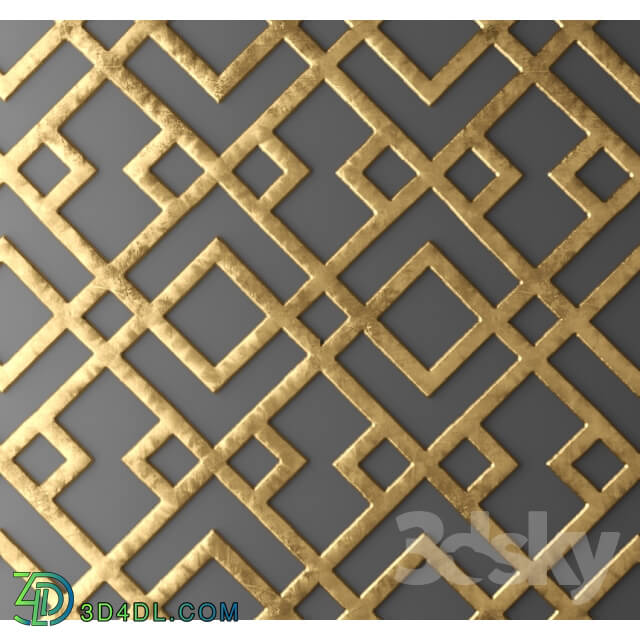 Other decorative objects - Decor for wall. Panel. 3D