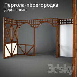 Miscellaneous - Partitions_ wooden pergolas 