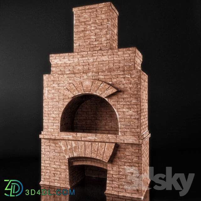 Other architectural elements - Brick BBQ