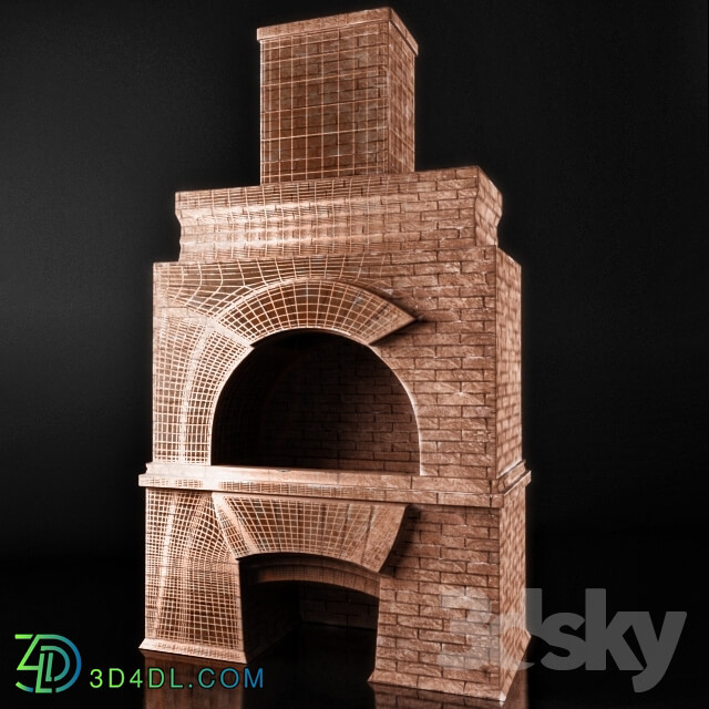Other architectural elements - Brick BBQ