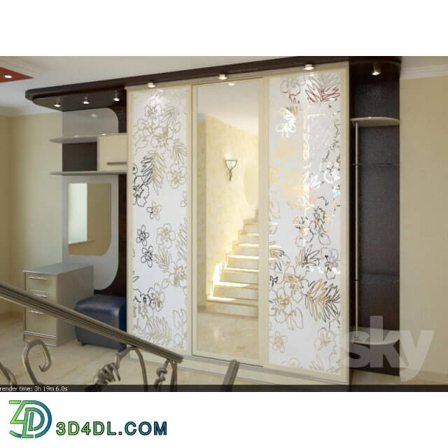 Wardrobe _ Display cabinets - Hall