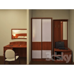 Wardrobe _ Display cabinets - table Journes mirror Hall _ 2 stvor_atyj closet 