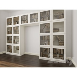Wardrobe _ Display cabinets - LIBRARY MINOTTI CUBICA 