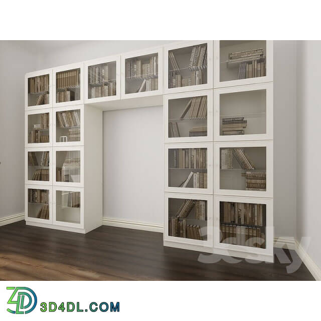 Wardrobe _ Display cabinets - LIBRARY MINOTTI CUBICA