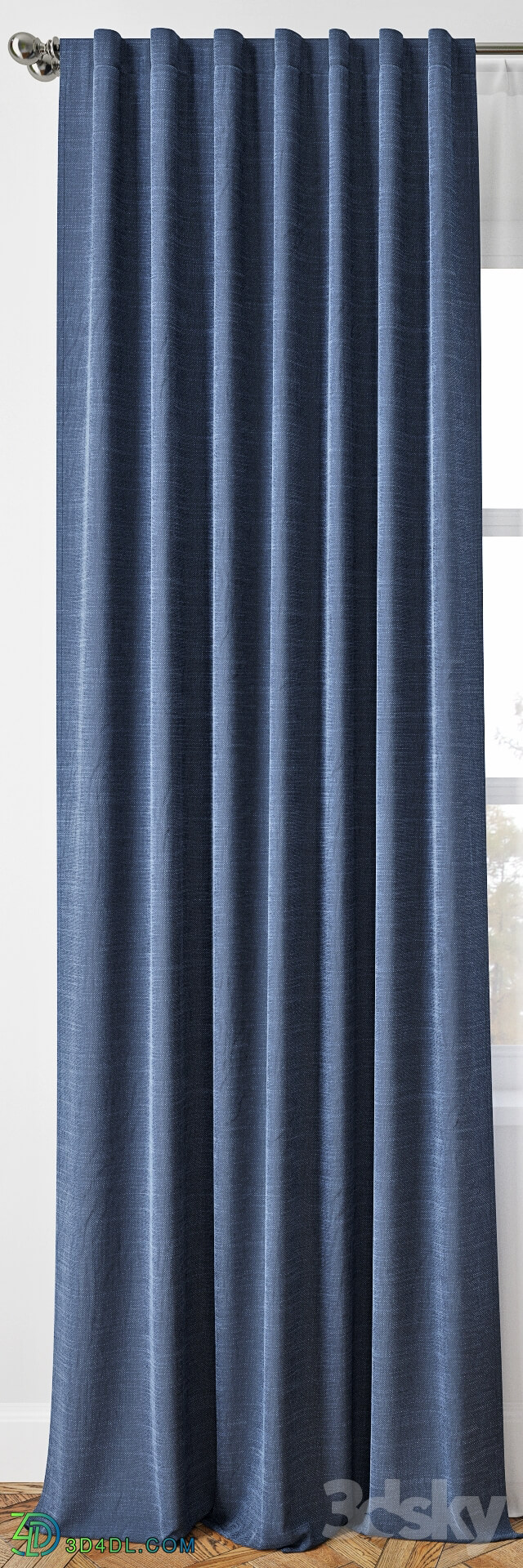 Curtain - EMERY LINENCOTTON DRAPE-Pottery Barn