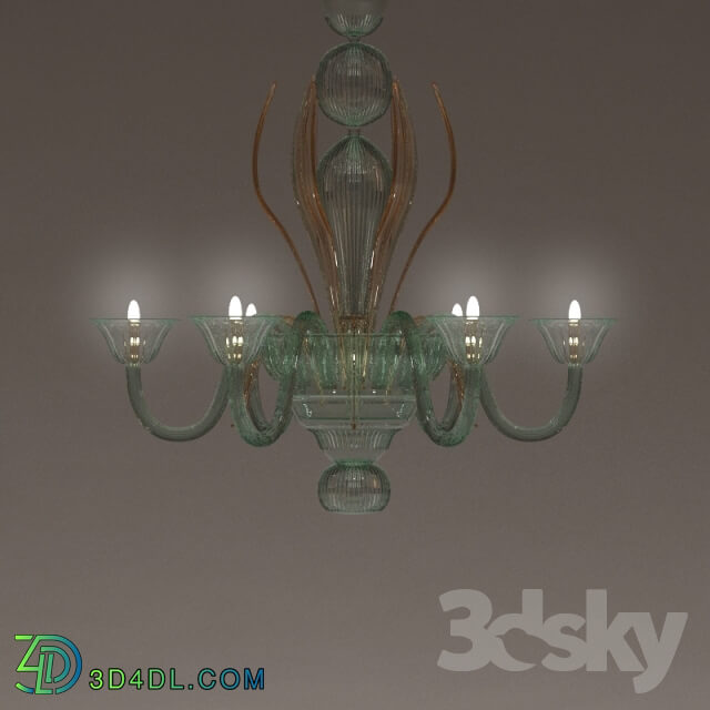 Ceiling light - Chandelier from Murano glass