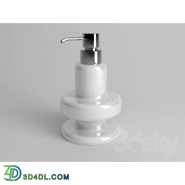 Bathroom accessories - Soap Holder L 8043 Valli_Aredobagno_INCASTRO_Liquid white