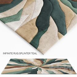 Carpets - Infinite Splinter Teal Rug 