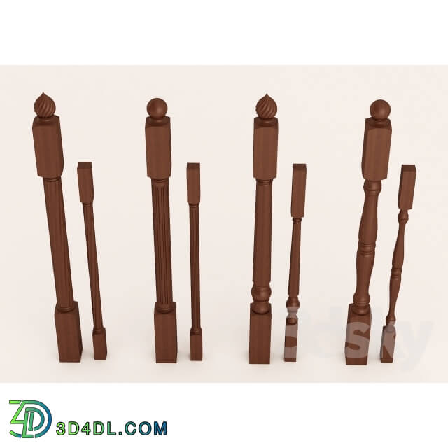 Staircase - Balusters_ wooden