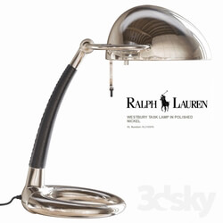 Table lamp - Ralph Lauren WESTBURY TASK LAMP IN POLISHED NICKEL RL3185PN 