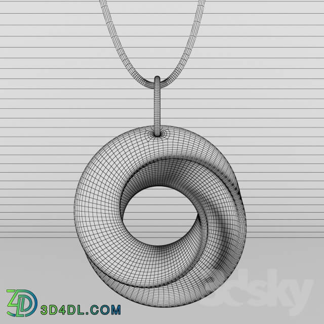 Miscellaneous - Mobius Strip Necklace