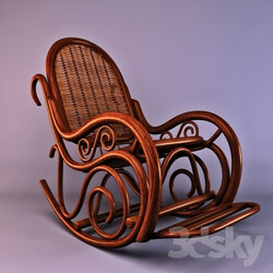 Arm chair - rattan rocking chair 