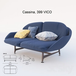 Sofa - Contemporary sofa 399 VICO 