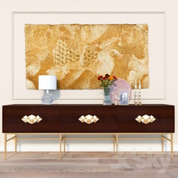 Sideboard _ Chest of drawer - Byron Entertainment Console. Decor 