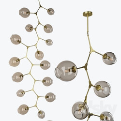 Ceiling light - Suspension 15 lamps Branching Bubbles 