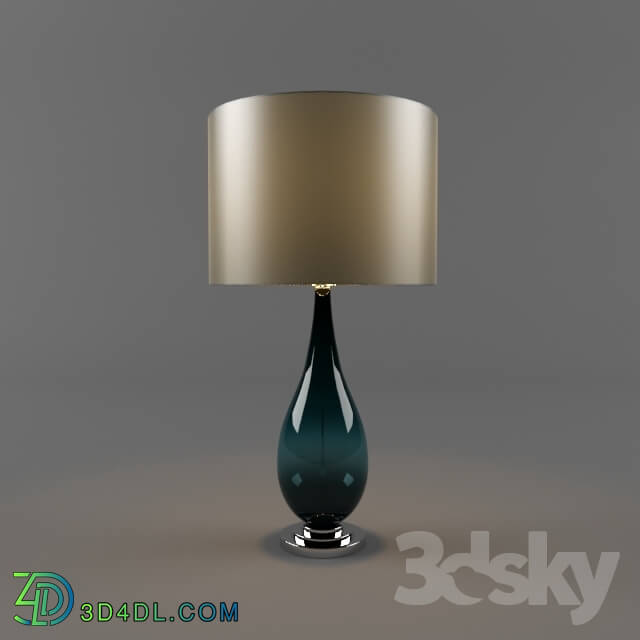 Floor lamp - Porta Romana GLB13 - Chianti Lamp - Petrol