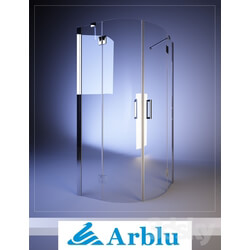 Shower - Arblu_ MARTE ANGOLO tondo_ shower screens 