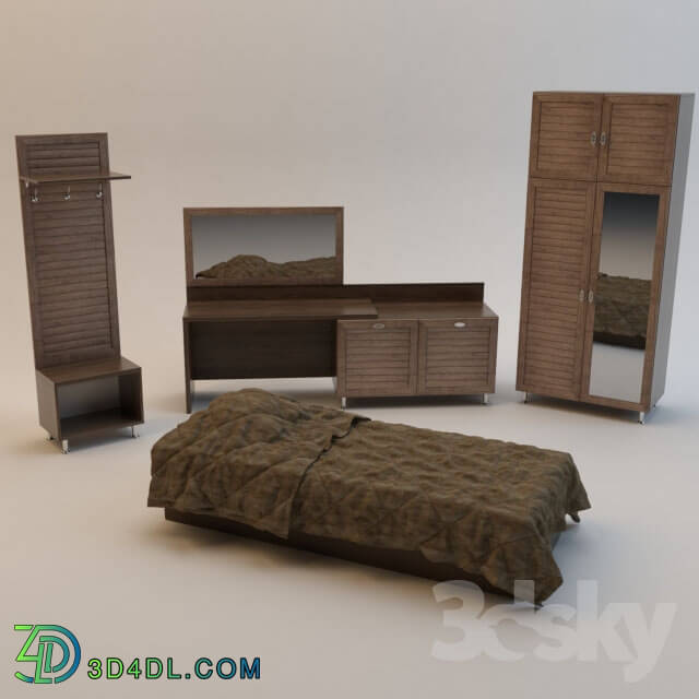 Bed - Hotel furniture set